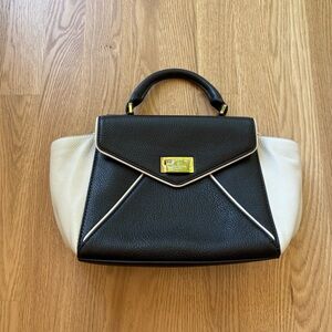 Kate Spade Wesley Place Small Laurel Top Handle Bag Black Porcelain Satchel